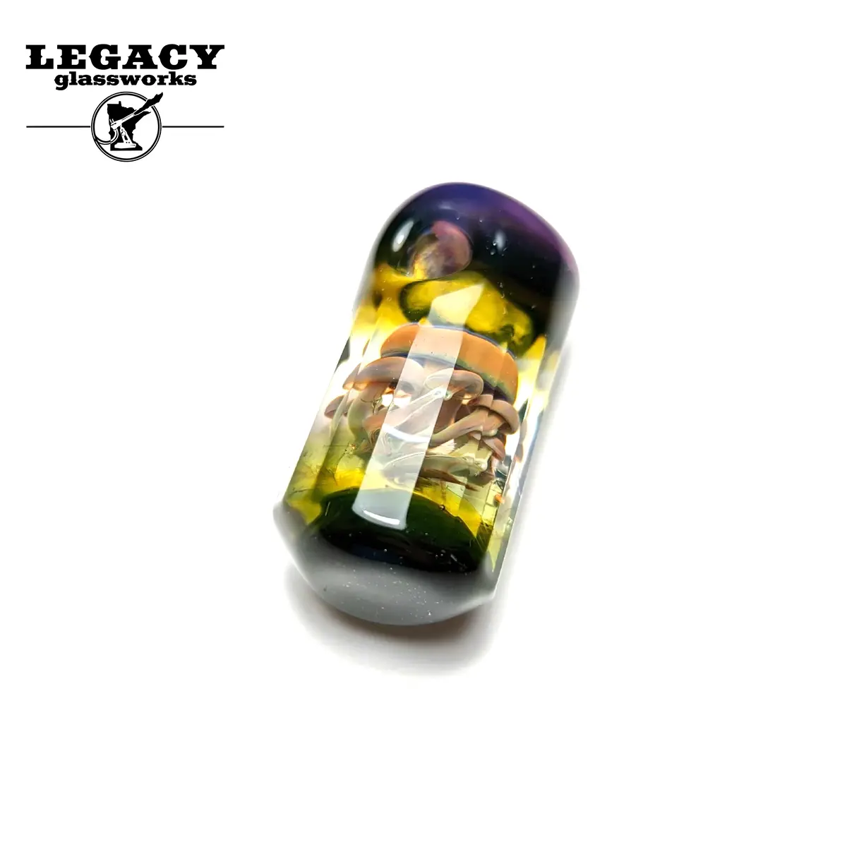 Jes Durfee X Cdirty Faceted Barrel Multi Mushroom Pendant 1