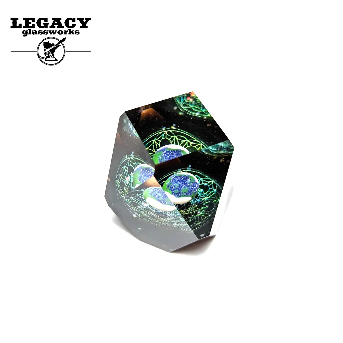 Jes Durfee X Josh Arleth Faceted Planetary Paperweight 1