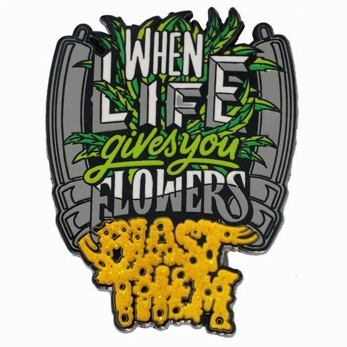 When Life Gives You Flowers Hat Pin 1