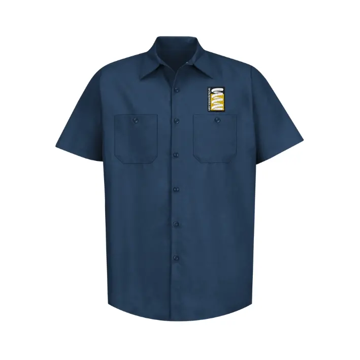 Ion² Red Kap Work Shirt, Short Sleeve, Nvy 1