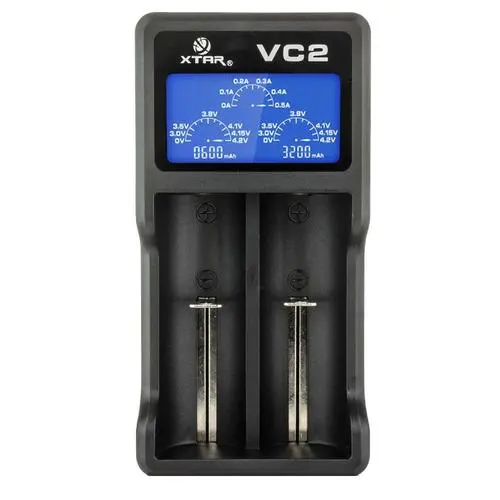Xtar Vc2 2 Slot Digital Battery Charger 1
