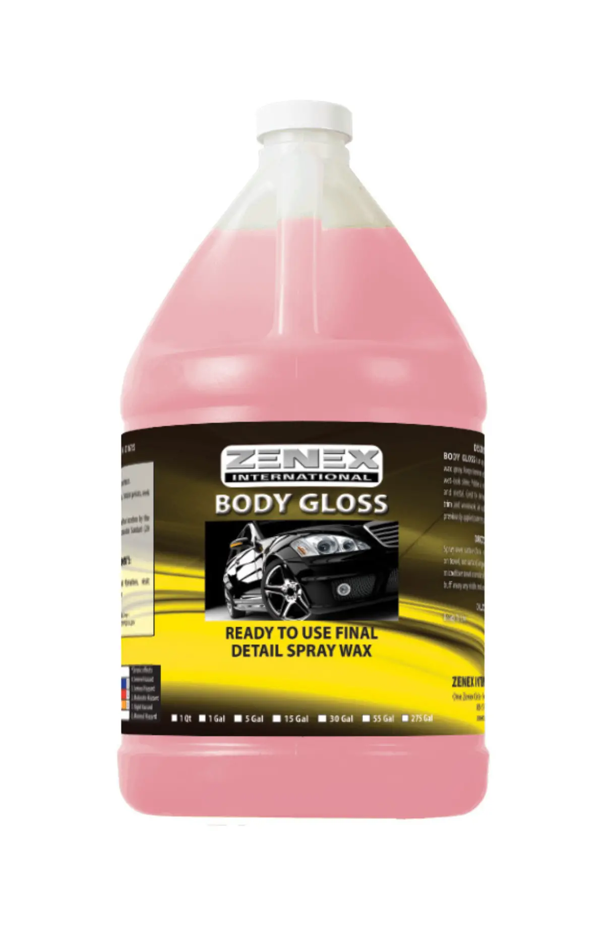 Zenex - Body Gloss Ready To Use Final Detail Wax Spray - 351615 1