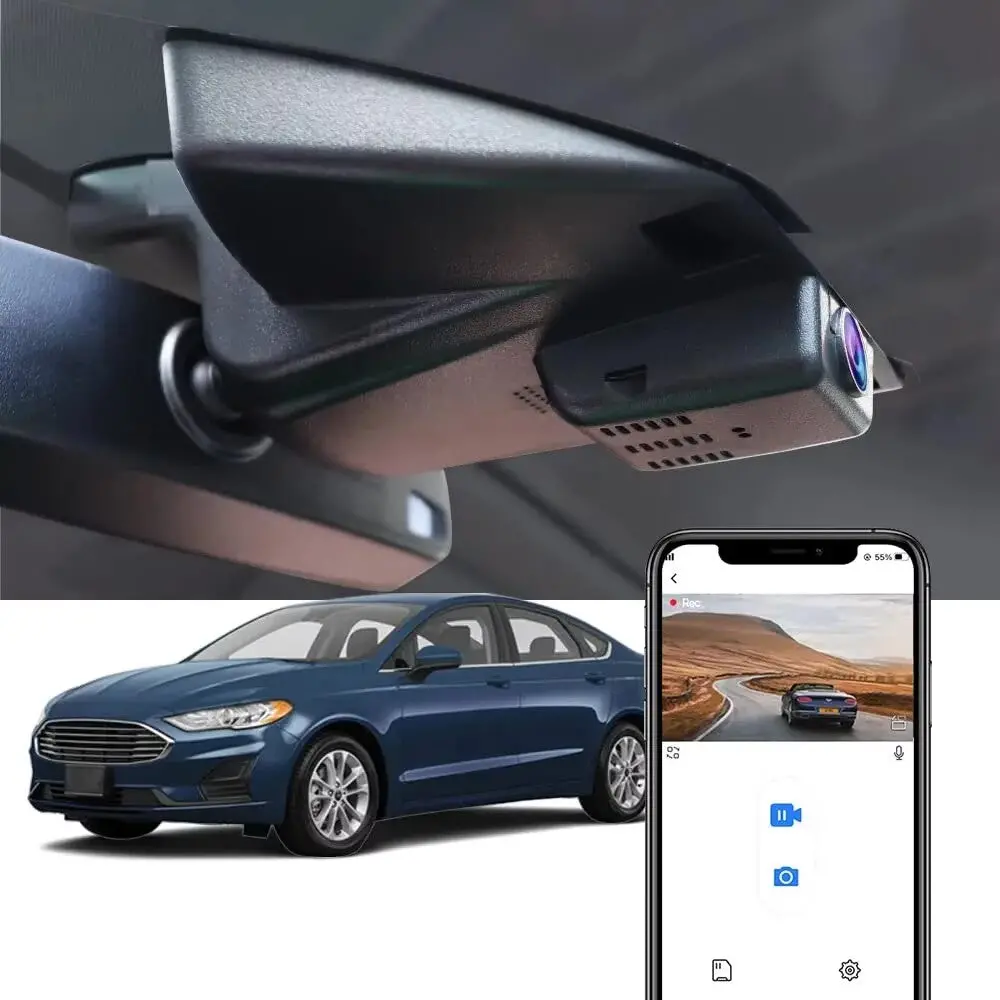 Fitcamx Dash Cam For 2019-2022 Ford Fusion 1