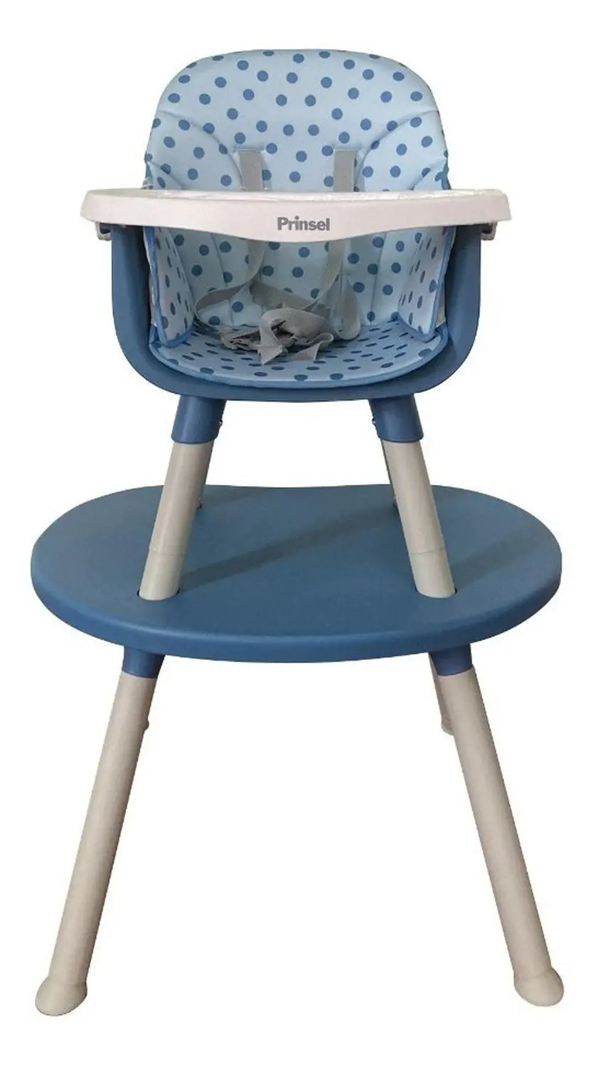 Silla Alta Bistro 3 En 1 Azul Prinsel 1