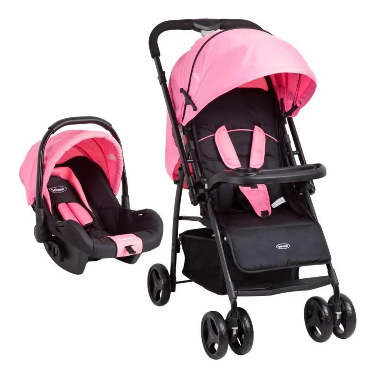 Carriola Travel System Go Lite - Rosa - Bebesit 1