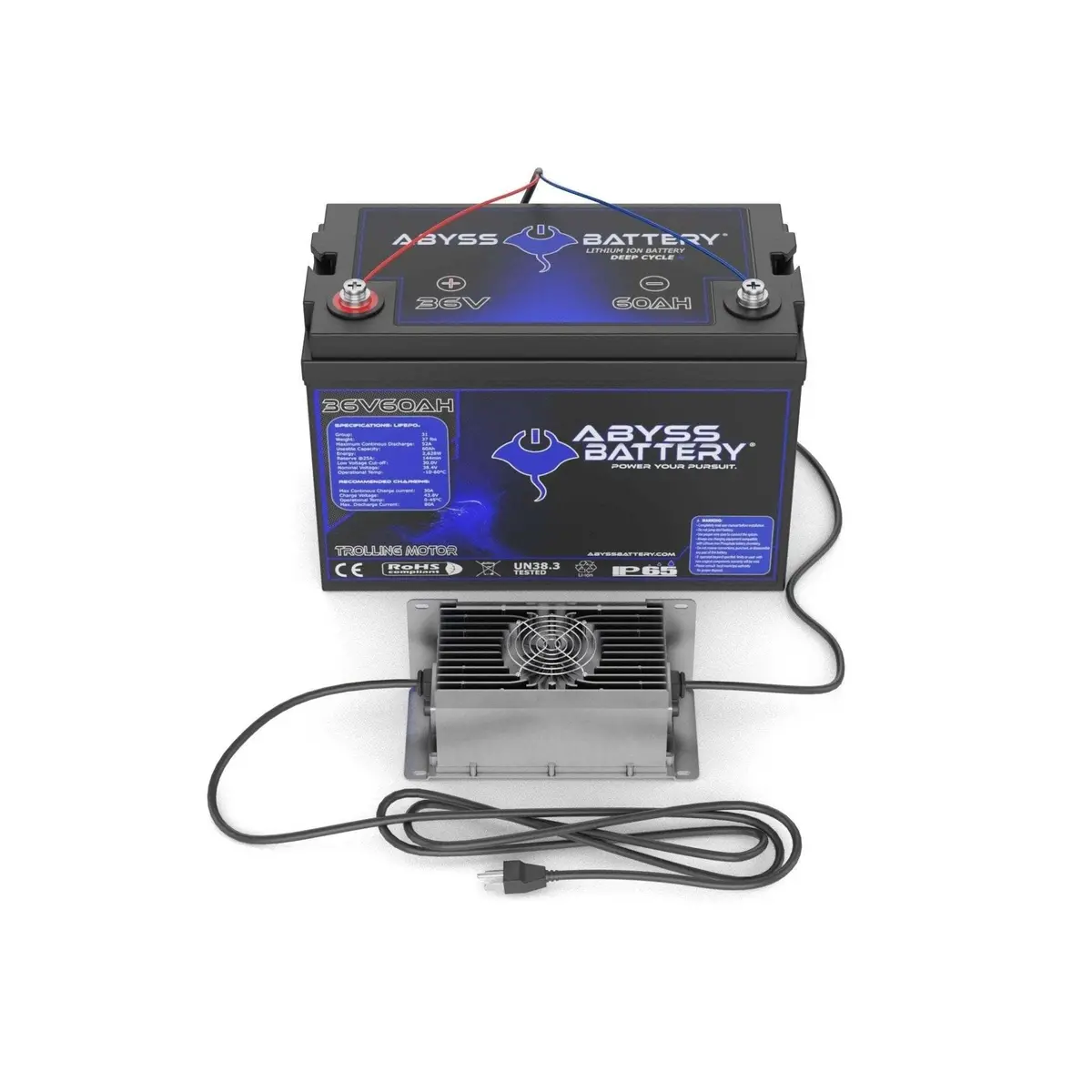 Abyss® 36V 60Ah Trolling Motor Lithium Battery Kit 1