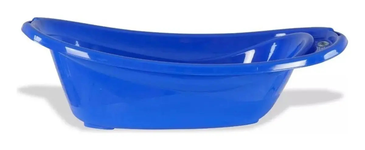 Tina Bañera Para Bebe Ola Prinsel Azul Solido 1