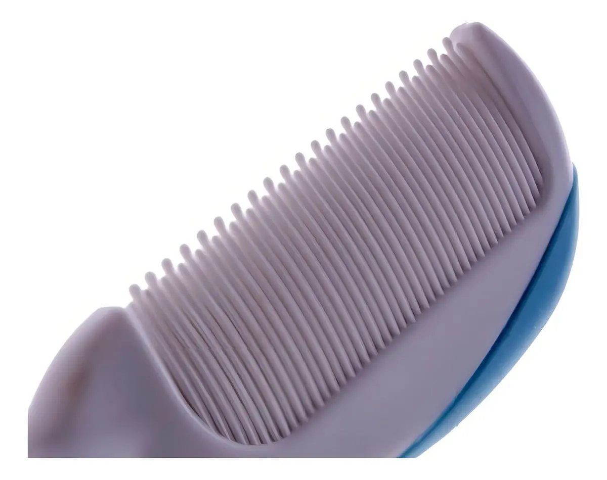 Set Cepillo Y Peine De Pelo Natural Color Azul Chicco 2