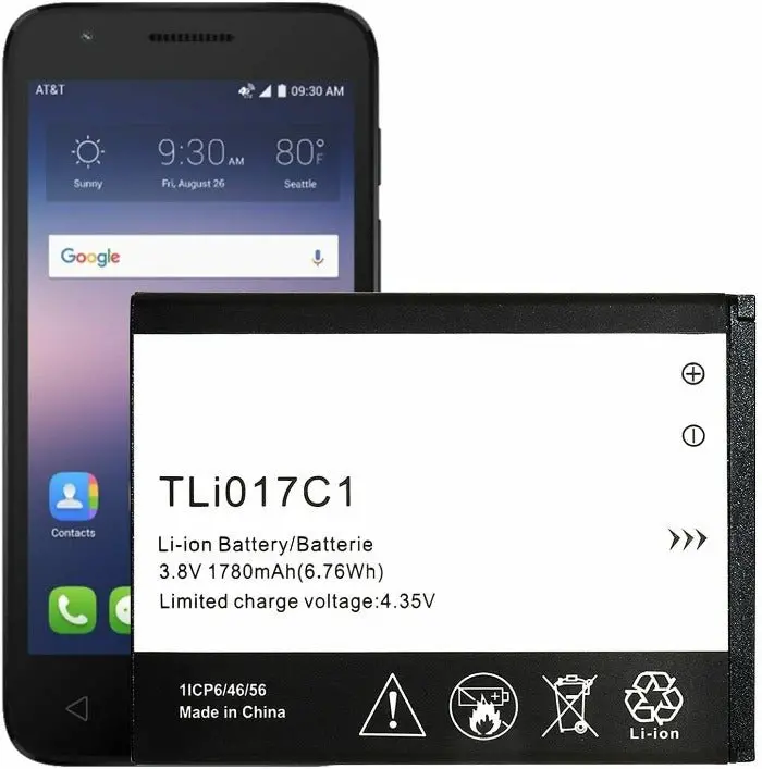 Alcatel Battery Tli017c1 | Replacement For One Touch, Dawn, Streak, Ideal | 2