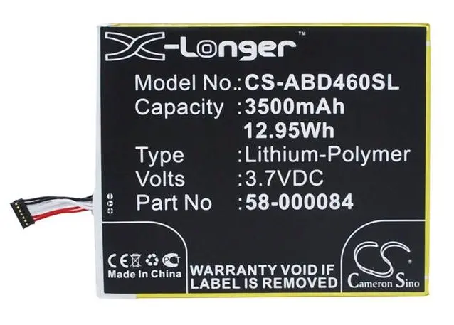 Amazon Kindle Fire Hd 7 Battery Replacement Replacement Battery Amazon Kindle Fire Hd 7" Sq46cw 58-000084 Mc-347993 St08 1