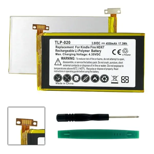 Amazon Kindle Fire Hdx 7 Inch 26S1005 58-000055 3Rd Gen P48wvb4 +Tool  Battery 1