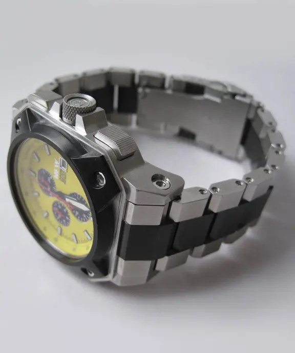 Autopilot Steel Bracelet, In Steel And Black 2