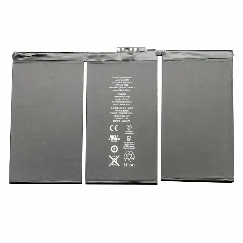 Apple Ipad 2 616-0572 616-0561 3.8V 6500Mah Li-Pol Batt (T) 1