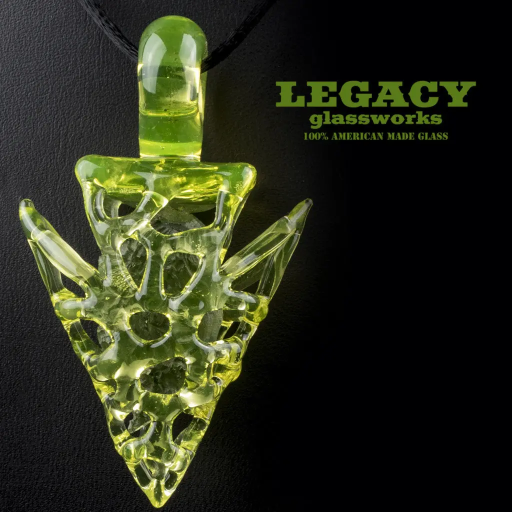 Elks That Run Illumanti Encased Moldavite Pendant 1