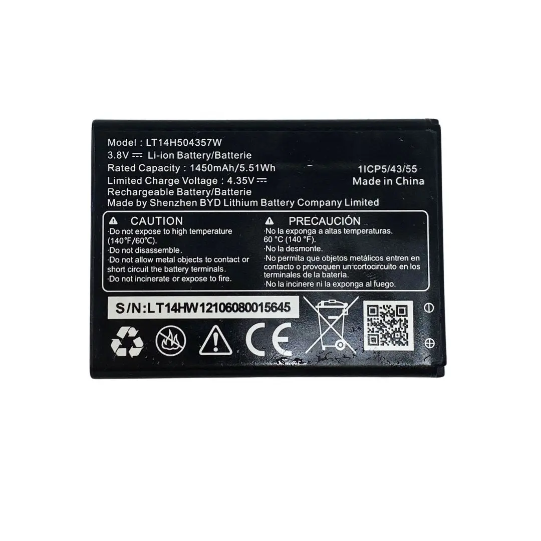 At&T Cingular Flip Battery Lt14h504357w For Iv U102aa 3.8V Replacement 1