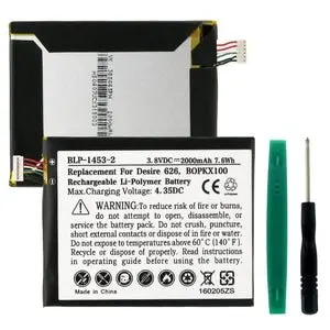 At&T Htc Desire 626 0Pm9120 Replacement Battery B0pkx100 35H00237-01M Tools 1
