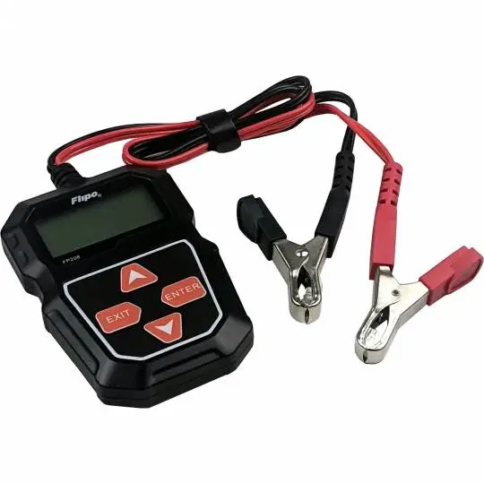 Automotive Battery Tester Flipo Fp208 Digital Battery Tester - Works On Cars, Trucks, Bikes, And More 2