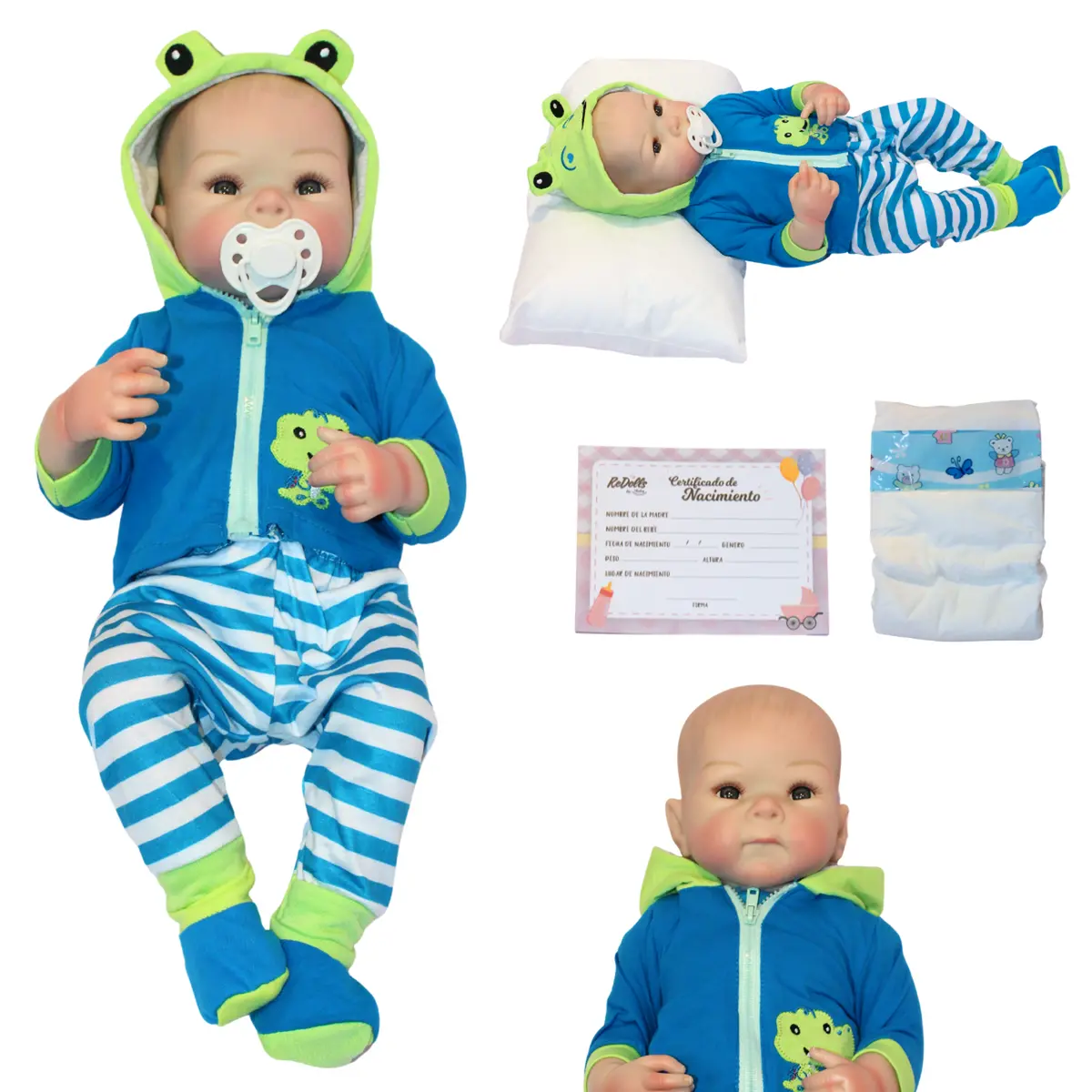Muñeco Bebé Reborn Romeo - Aventura Y Realismo En 48 Cm 1