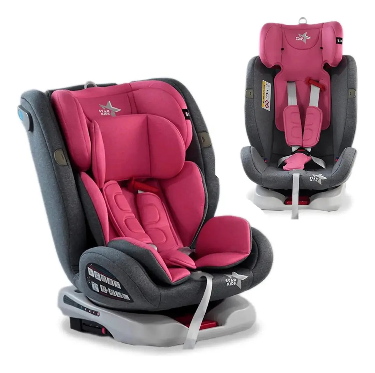 Silla De Auto Para Bebes Centauro 360­ Isofix - Rosa - Starkids 1