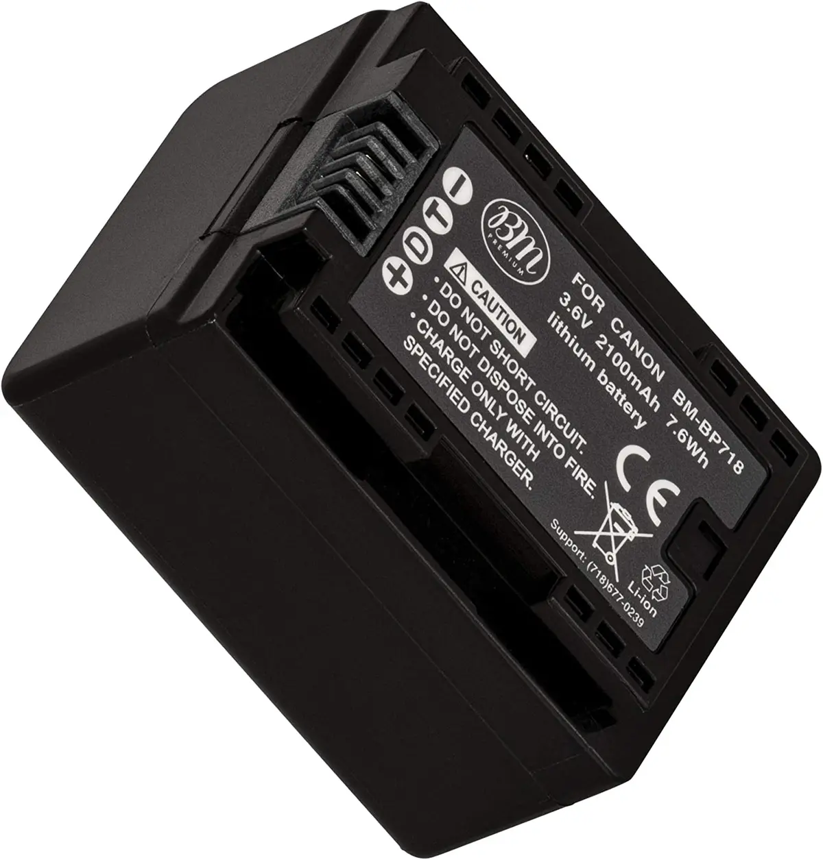 Battery For Canon Vixia Bp-718 And Hfr Batteries Including: Hfr60, Hfr62, Hfr600 And More 1
