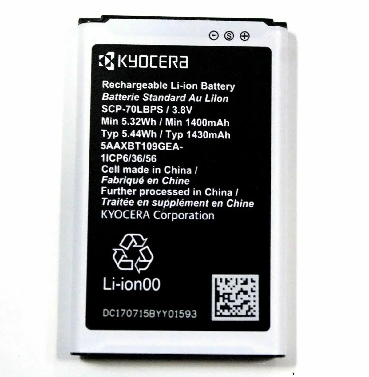 Battery For Kyocera Cadence S2720 Scp-70Lbps 1