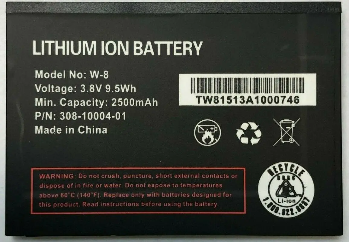 Battery For Netgear Sprint Fuse Ac779s W-8 Pn:308-10005-01 Tw01 1