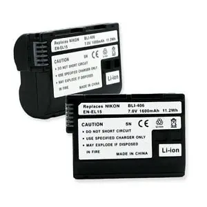 Battery For Nikon En-El15 (27011) El15a El15b El15c Nikon Z5 Z6 Z7 D7500 1