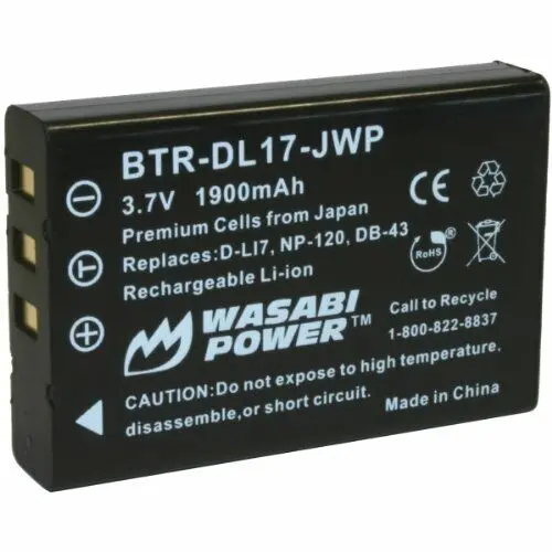 Battery For Toshiba Px1657, Pa3791u, And Camileo H30, H31, X100 Battery Np-120 1