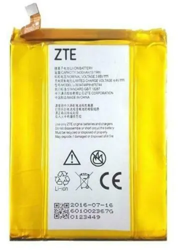 Battery For Zte Li3934t44p8h876744 Grand X Max 2 Z988 Zmax Pro Z981 1