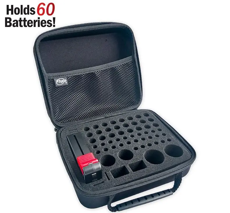 Battery Storage With Battery Tester 1