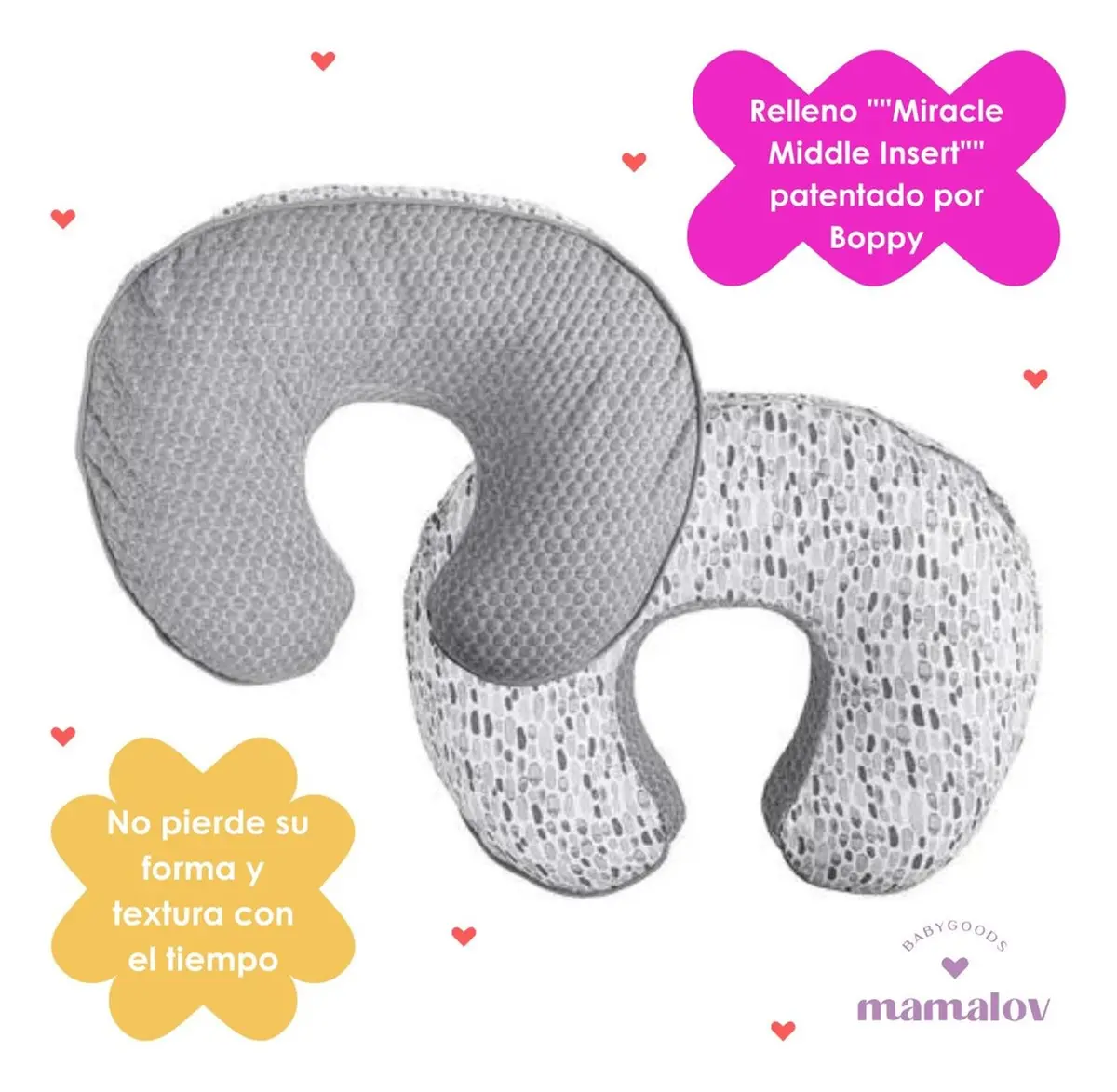 Almohada Estampada Escala De Grises - 6194 Boppy 2