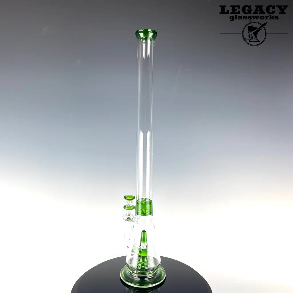 Bluegrass Lamp Perc Tube In Heavy Green Stardust 1