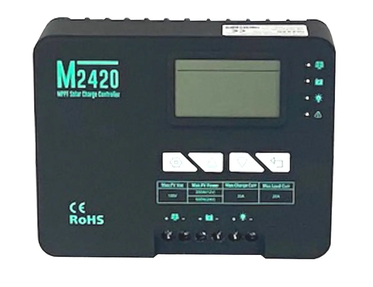12V/24V, 20A Solar Charge Controller (Mppt) For Lifepo4 Batteries (Sc-122420Ne) 1