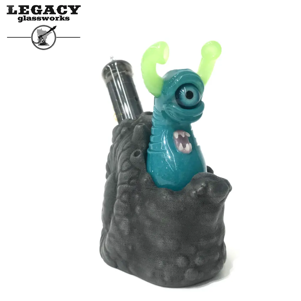 Brandon Martin X Salt Glass Bubble Cap W/ Stand 1