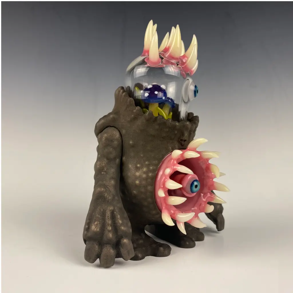 Brandon Martin X Salt Glass Biomech Sculpture 2