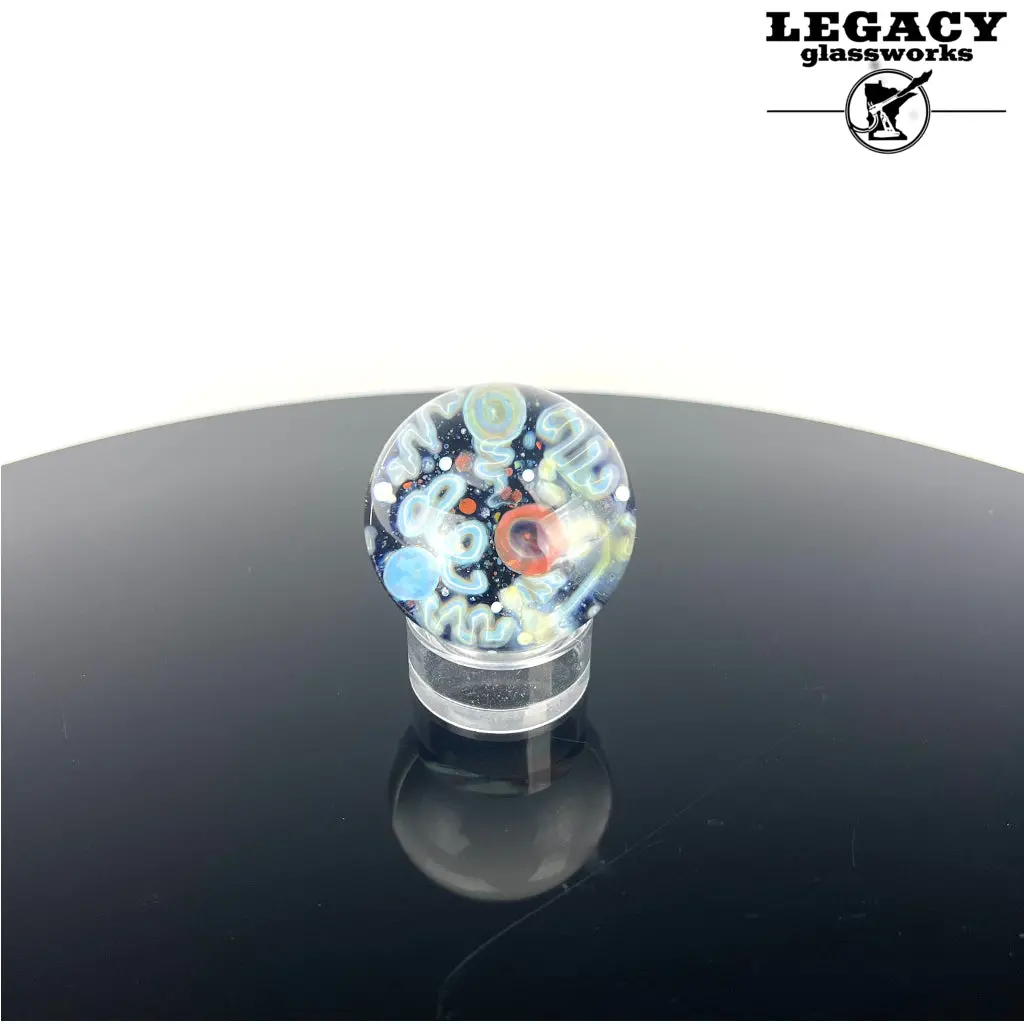 Found In The Flame X Bunk Glass Marble 1