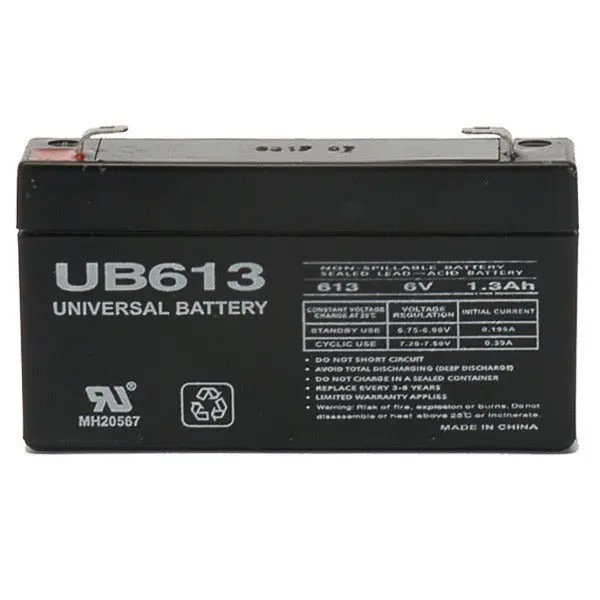 Bw 6V 1.3Ah Sealed Lead Acid Battery 1
