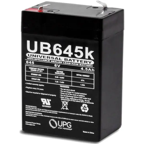 Bw 6V 4.5Ah Sla Battery (Emergency Lights And Universal Use) 1
