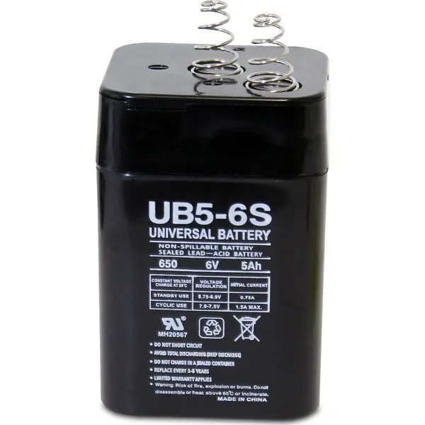 Bw 6V 5Ah Spring Top Latern Battery 1