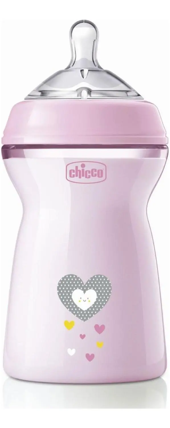Biberon Natural Feeling 330Ml - Rosa 5374 Chicco 1