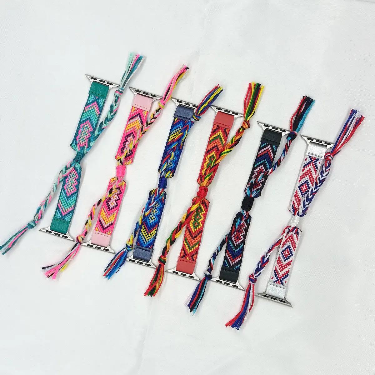Boho Braided Friendship Bracelet Band For Apple Watch Multiple Colors Available 1