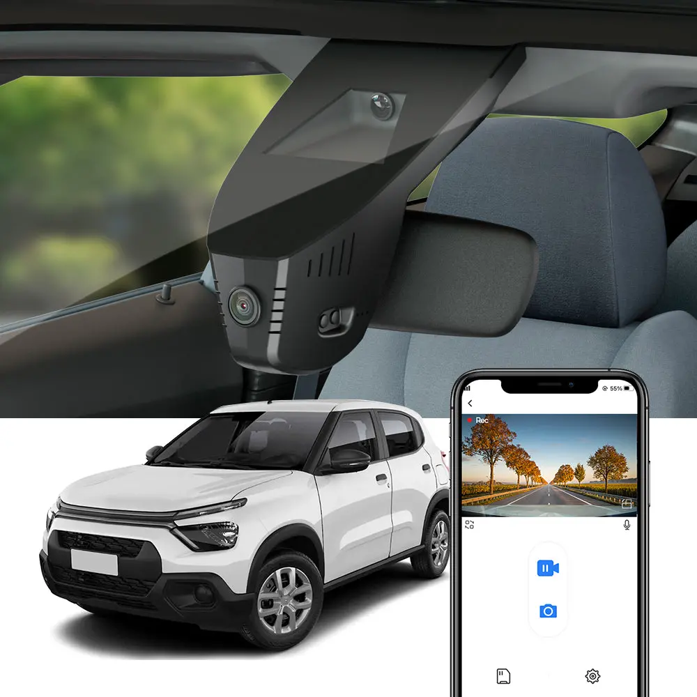 Fitcamx Dash Cam For Citroen C3 2020-2023 1