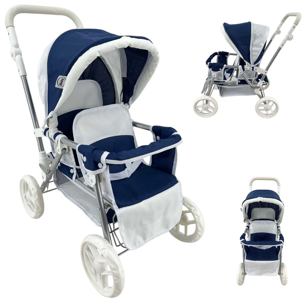 Carriolita De Juguete Doble Marine Duplex - Ibaby 1