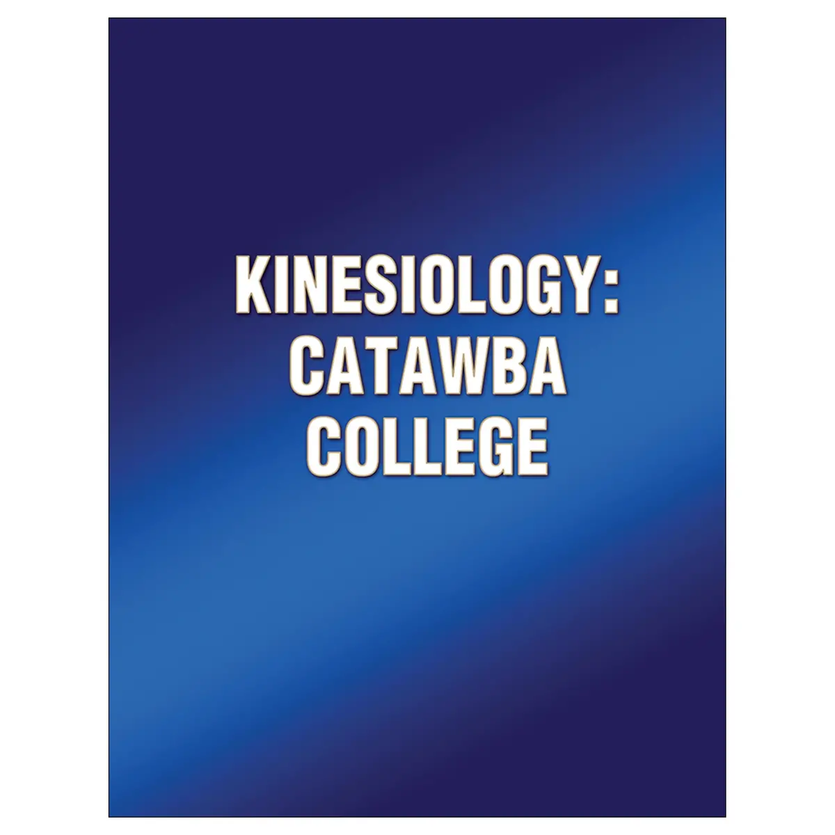 Kinesiology: Catawba College 1