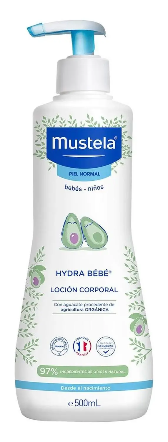 Crema Mustela Hydra Bébé Loción Corporal Piel Normal 500 Ml 1