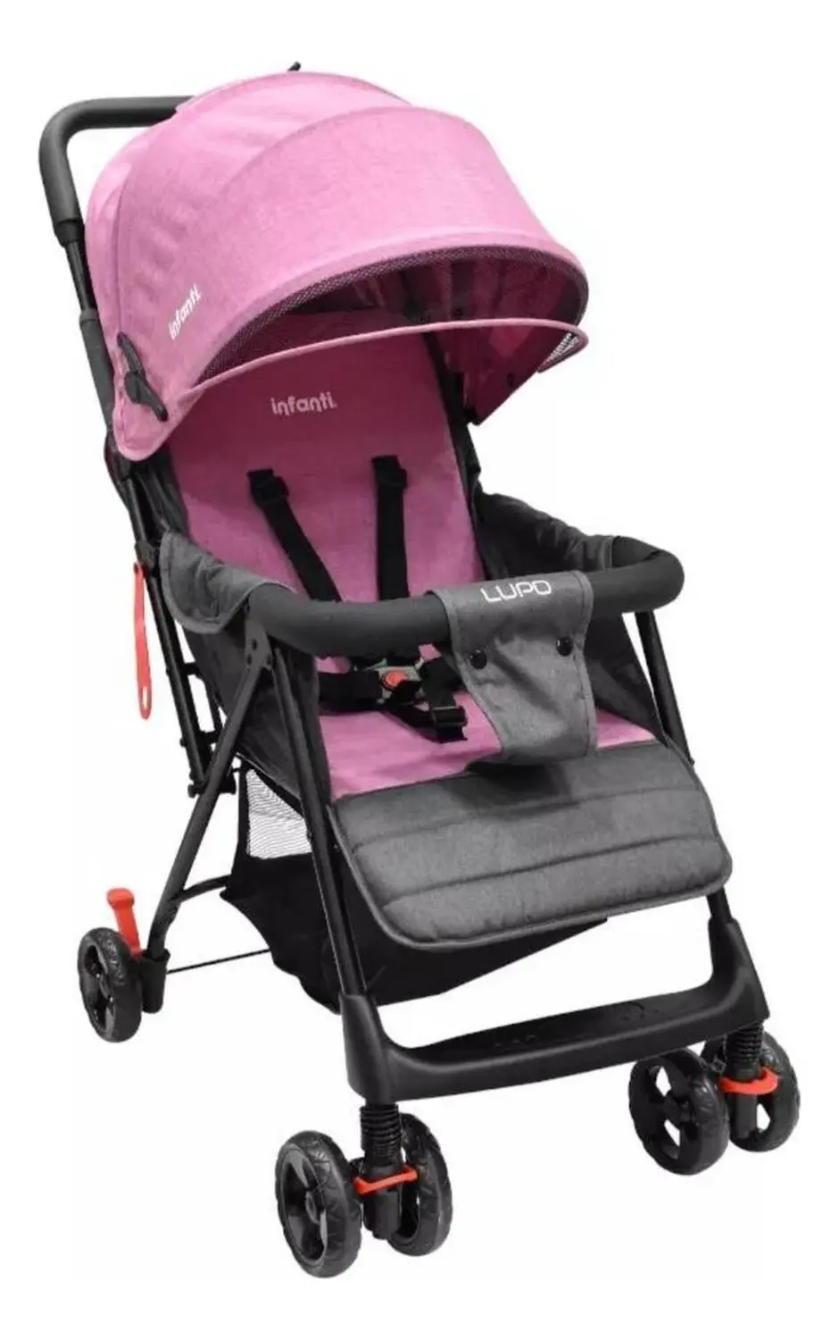 Carriola Para Bebes Luppo Ligera Y Plegable - Rosa - Infanti 1