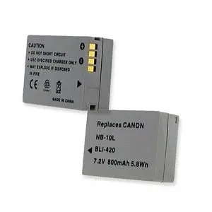 Canon Nb-10L Battery Powershot G1 X, G3-X, G15, G16, Sx40 Hs, Sx50 Hs, Sx60 Hs Digital Camera 1