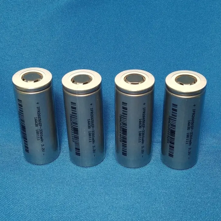 26650, 3.2V, 3300 Mah, 2C Lfp Cells (4 Pcs) 1