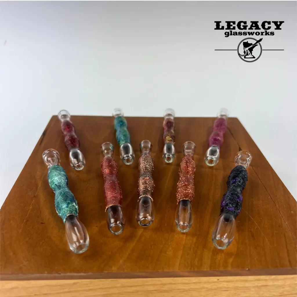 Cherry Glass Electroformed Pinchies 1