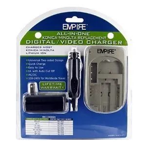 Charger For Konica Minolta Dvukom1 (Single Pack) Replacement Charger 1